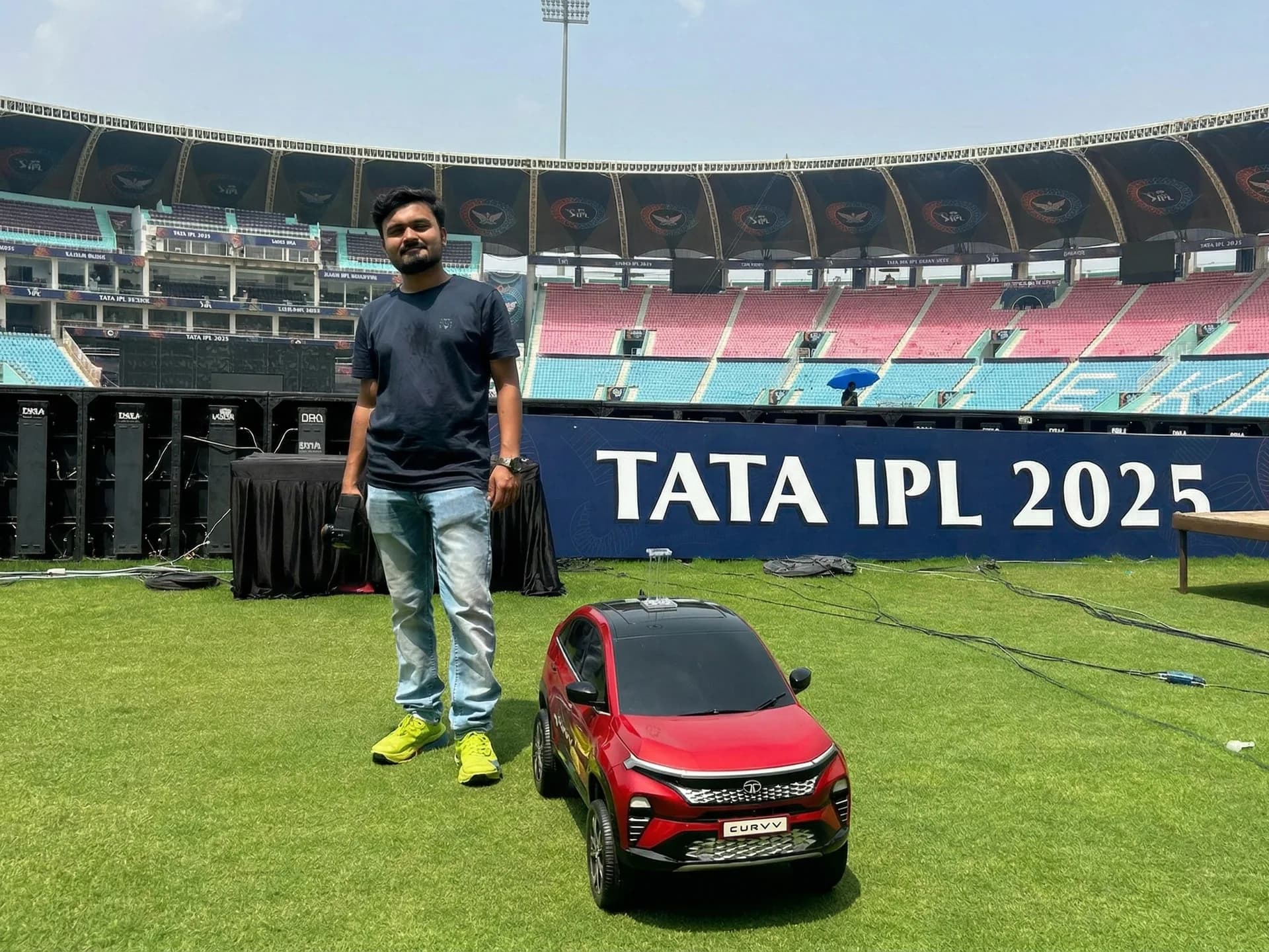 Aeonix gesture gaming installation at Tata IPL 2025
