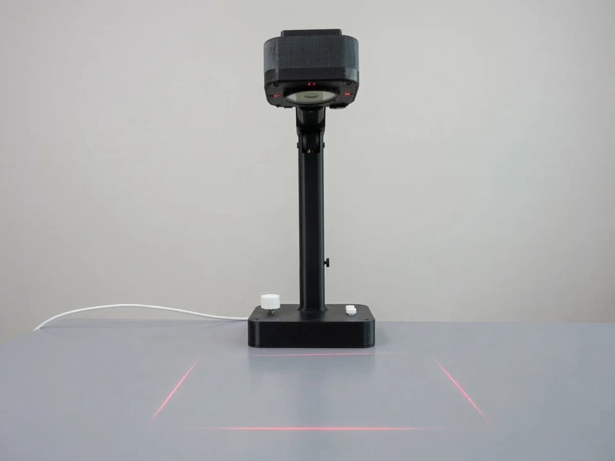 AI-Enabled Overhead Document Scanner with Laser Alignment 1