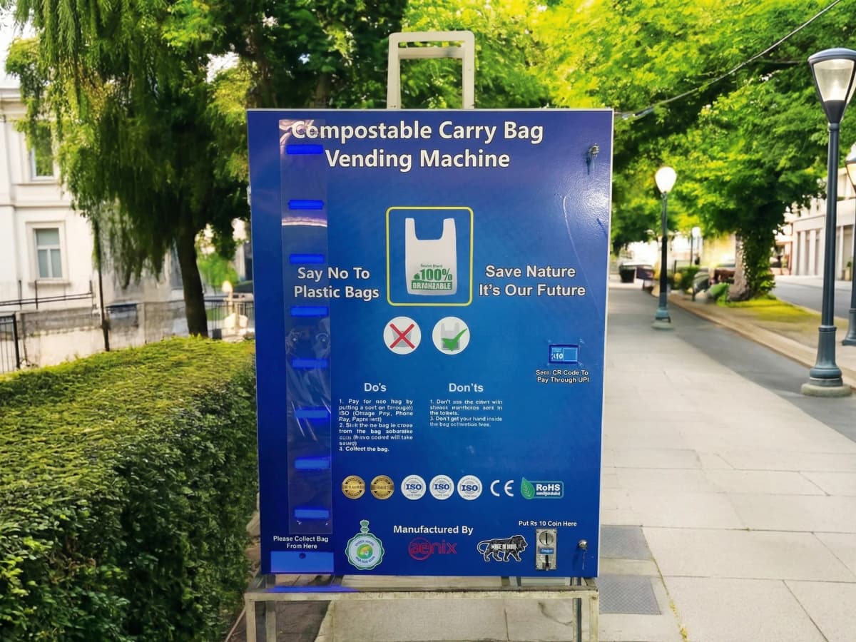 IoT Based Compostable Carry Bag Vending Machine 1