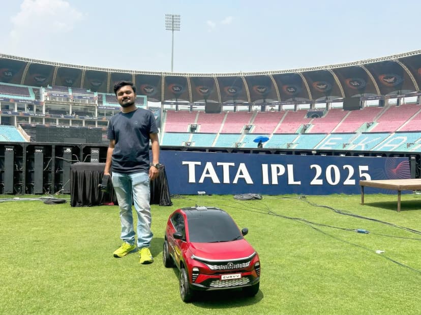 Miniature IPL TATA Curve Car for Coin Toss