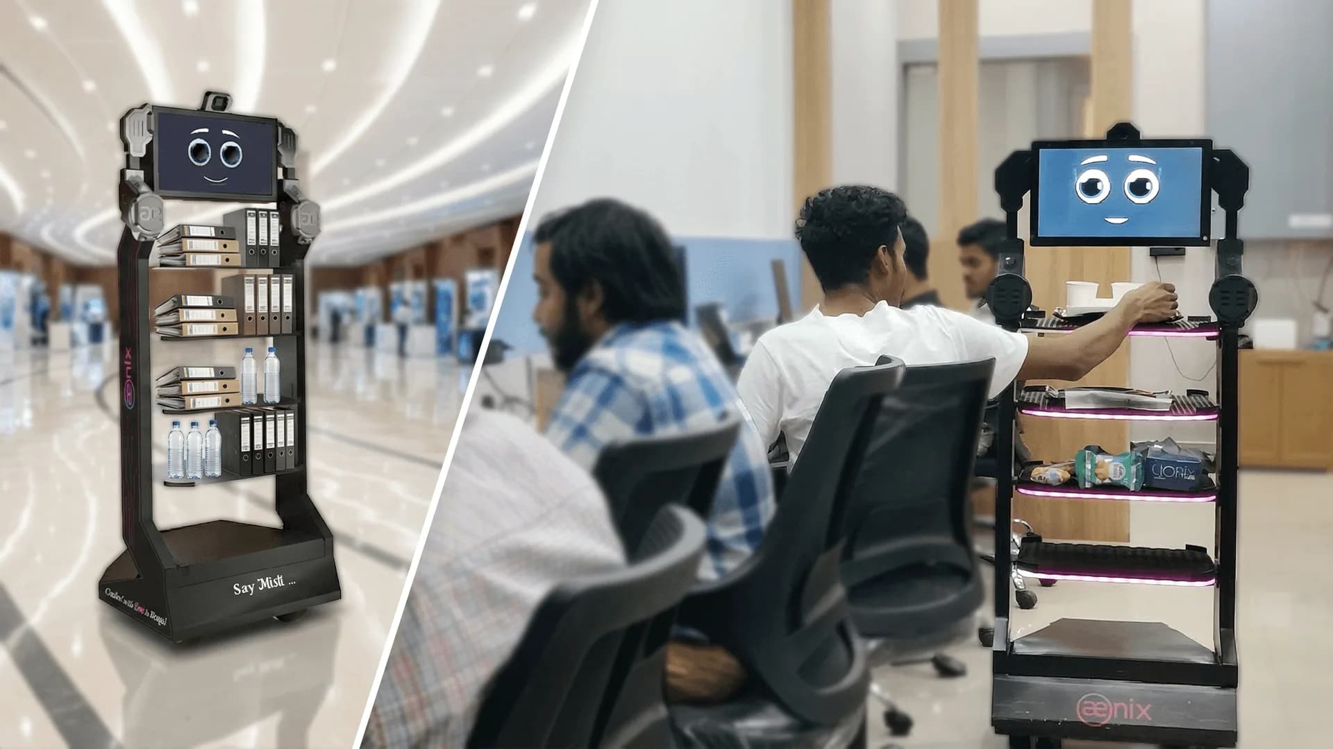 Misti — Autonomous Service Robot for Hospitality